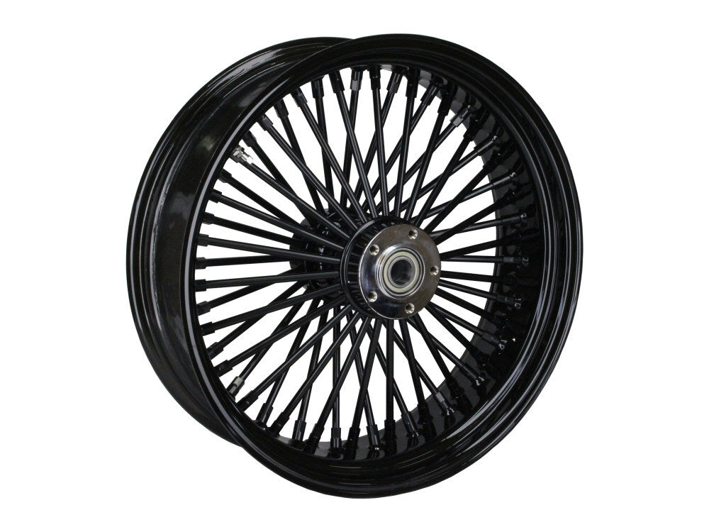 DNA Specialty DNA-18561450A-AB 18" x 5.5" Mammoth Fat Spoke Rear Wheel Gloss Black for Dyna 12-17/Sportster 14-21/Touring 2008