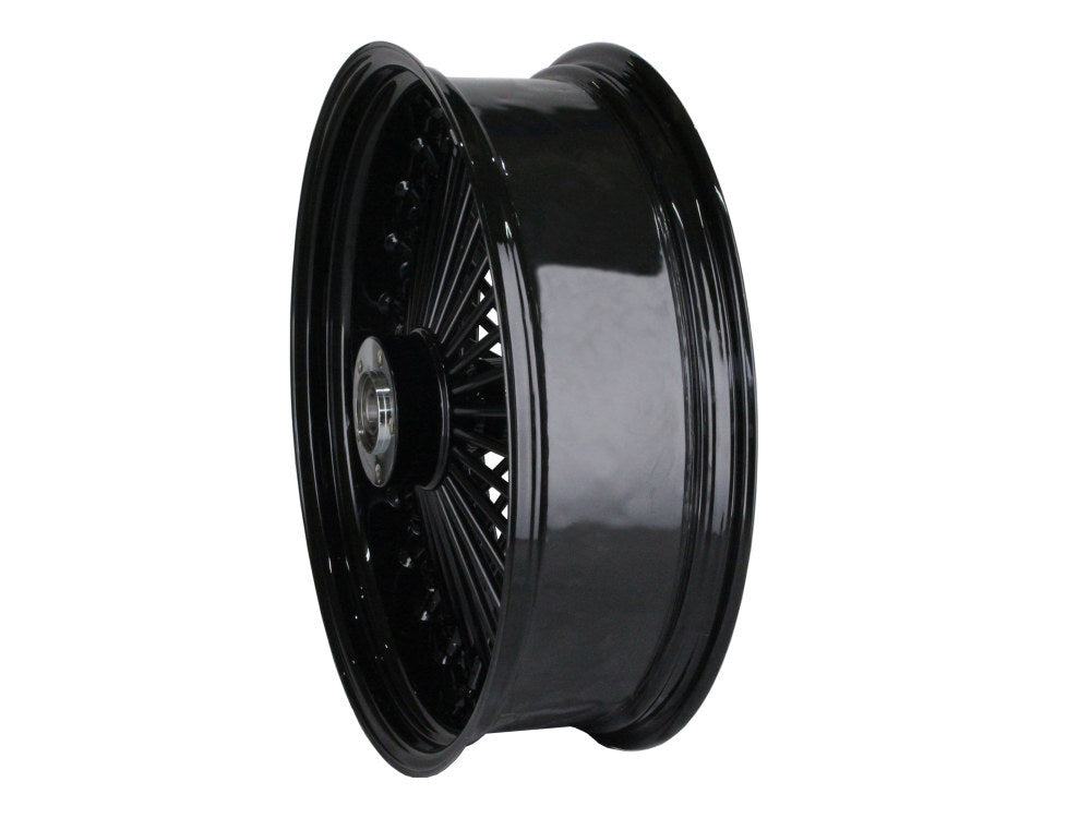 DNA Specialty DNA-18561450A-AB 18" x 5.5" Mammoth Fat Spoke Rear Wheel Gloss Black for Dyna 12-17/Sportster 14-21/Touring 2008