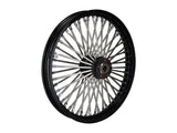 DNA Specialty DNA-21281050A-BRH 21" x 2.15" Mammoth Fat Spoke Front Wheel Gloss Black/Chrome for Rocker 08-11/Sportster 08-21