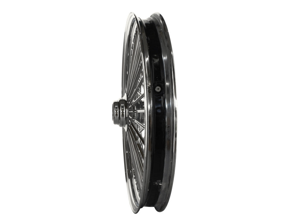 DNA Specialty DNA-21281050A 21" x 2.15" Mammoth Fat Spoke Front Wheel Chrome for Rocker 08-11/Sportster 08-21