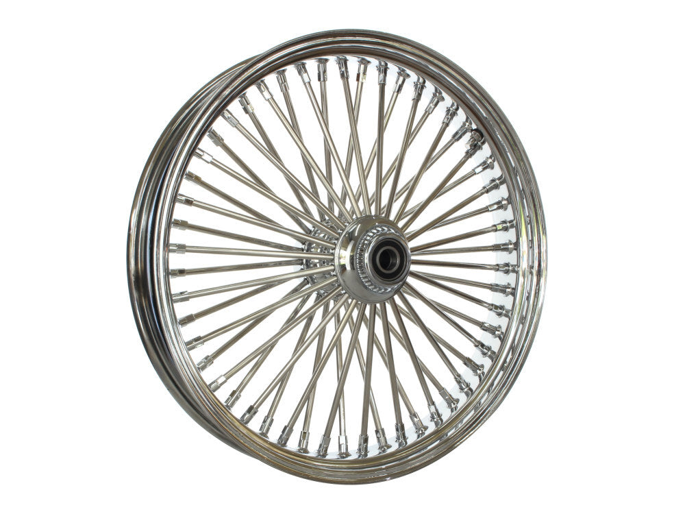 DNA Specialty DNA-21580250A 21" x 3.5" Mammoth Fat Spoke Front Wheel Chrome for FX Softail 11-15