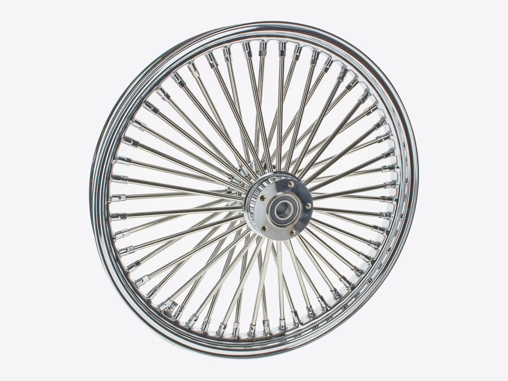 DNA Specialty DNA-21580642 21" x 3.5" Mammoth Fat Spoke Front Wheel Chrome for FL Softail 07-10