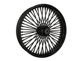 DNA Specialty DNA-21580642A-AB 21" x 3.5" Mammoth Fat Spoke Front Wheel (Include Hub) Gloss Black for FL Softail 2011-Up