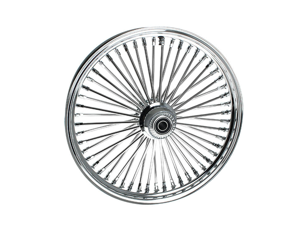 DNA Specialty DNA-21580742A 21" x 3.5" Mammoth Fat Spoke Front Wheel Chrome for Fatboy 18-Up