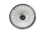 DNA Specialty DNA-21582642A 21" x 3.5" Mammoth Fat Spoke Front Wheel Chrome for Dual Disc Harley-Davidson Mid Glide Dyna Low Rider 14-17/Low Rider S 20-Up/Low Rider ST 22-Up