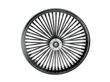 DNA Specialty DNA-21582642A-AB 21" x 3.5" Mammoth Fat Spoke Front Wheel Gloss Black for Dual Disc Harley-Davidson Mid Glide Dyna Low Rider 14-17/Low Rider S 20-Up/Low Rider ST 22-Up