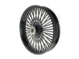 DNA Specialty DNA-21582642A-AB 21" x 3.5" Mammoth Fat Spoke Front Wheel Gloss Black for Dual Disc Harley-Davidson Mid Glide Dyna Low Rider 14-17/Low Rider S 20-Up/Low Rider ST 22-Up