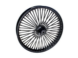 DNA Specialty DNA-23380742A-AB 23" x 3.5" Mammoth Fat Spoke Front Wheel Gloss Black for Fatboy 18-Up