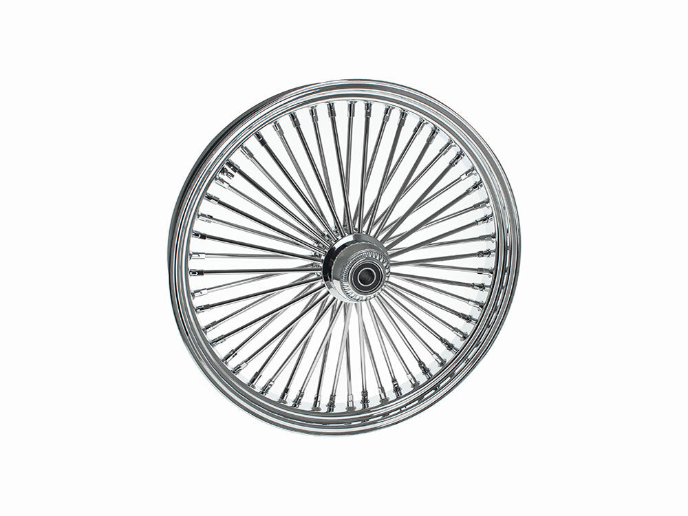 DNA Specialty DNA-23380742A 23" x 3.5" Mammoth Fat Spoke Front Wheel - Chrome for 2018up Fatboy.