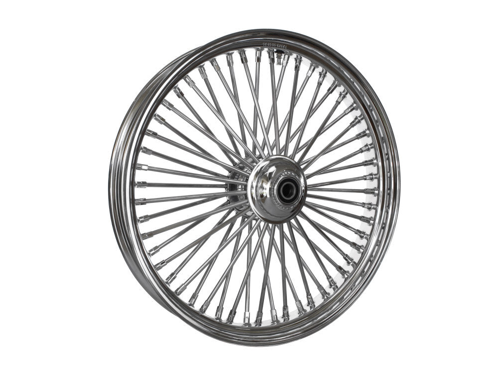 DNA Specialty DNA-23390236 23" x 3.5" Mammoth Fat Spoke Front Wheel Chrome for FX Softail 00-06/Dyna Wide Glide 00-05