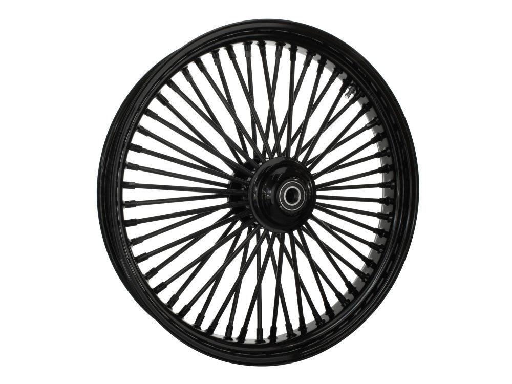 DNA Specialty DNA-23390650A-AB 23" x 3.5" Mammoth Fat Spoke Front Wheel Gloss Black for FL Softail 11-Up