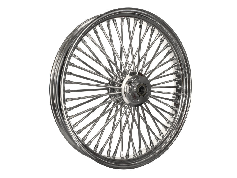 DNA Specialty DNA-23390950A 23" x 3.5" Mammoth Fat Spoke Front Wheel Chrome for Touring 08-Up