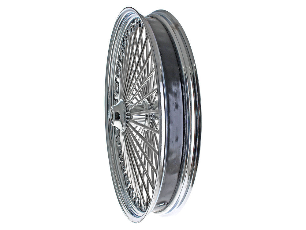 DNA Specialty DNA-26396642A 26" x 3.5" Mammoth Fat Spoke Front Wheel Chrome for FL Softail 11-Up