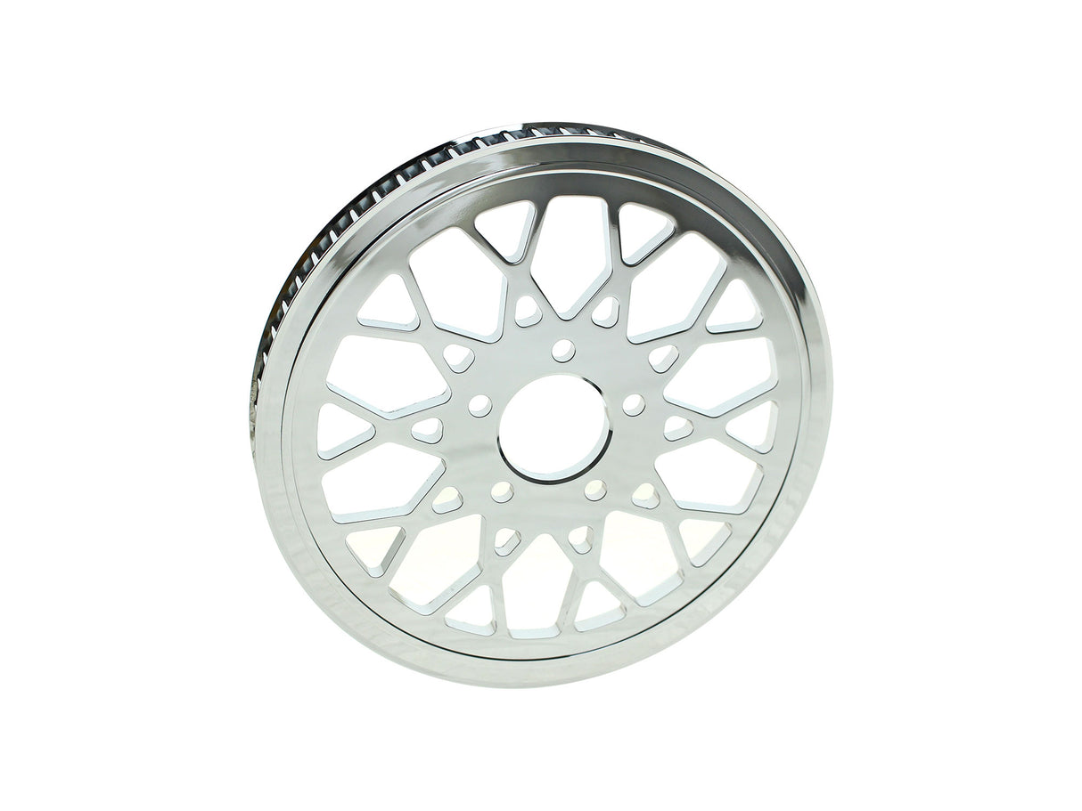 DNA Specialty DNA-M-PL-0201 66 Tooth x 1" Wide Mesh Pulley Chrome