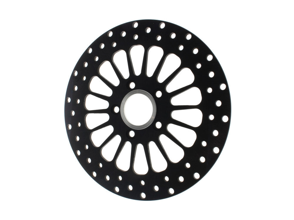 DNA Specialty DNA-M-RT-2102Z 11.5" Rear Super Spoke SS2 Disc Rotor Black for Big Twin/Sportster 00-Up