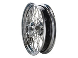 DNA Specialty DNA-M16310434 16" x 3.5" 40 Spoke Cross Laced Front Wheel Chrome for FL Softail 86-99/FX Springer 89-99