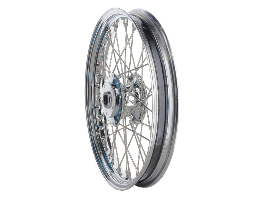 DNA Specialty DNA-M19211034 19" x 2.15" 40 Spoke Cross Laced Front Wheel Chrome for Narrow Glide Dyna 91-99/FXR 84-94/Sportster 84-99