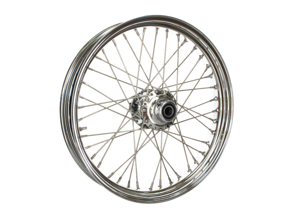 DNA Specialty DNA-M21520742A 21" x 3.5" 40 Spoke Cross Laced Front Wheel Chrome for Touring 08-Up