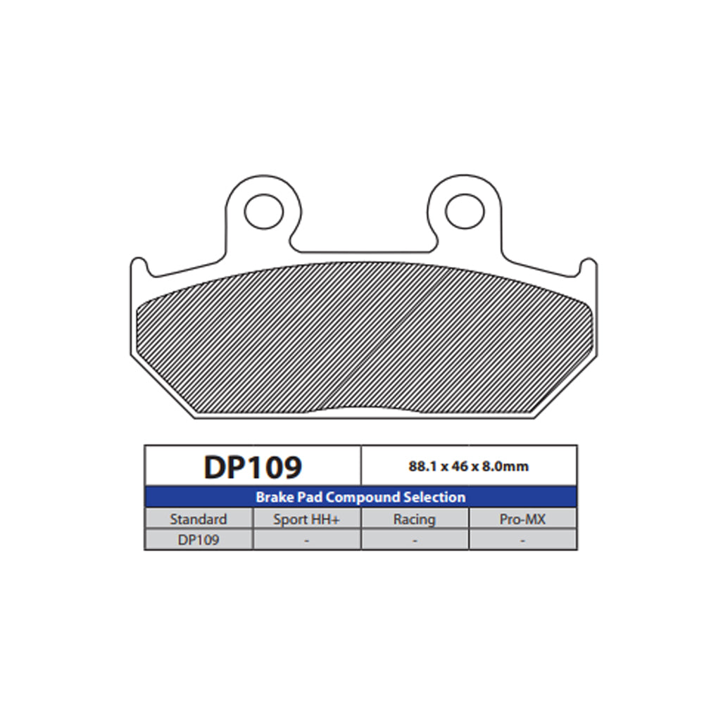 DP Brake Pads DP109 Sintered Brake Pads