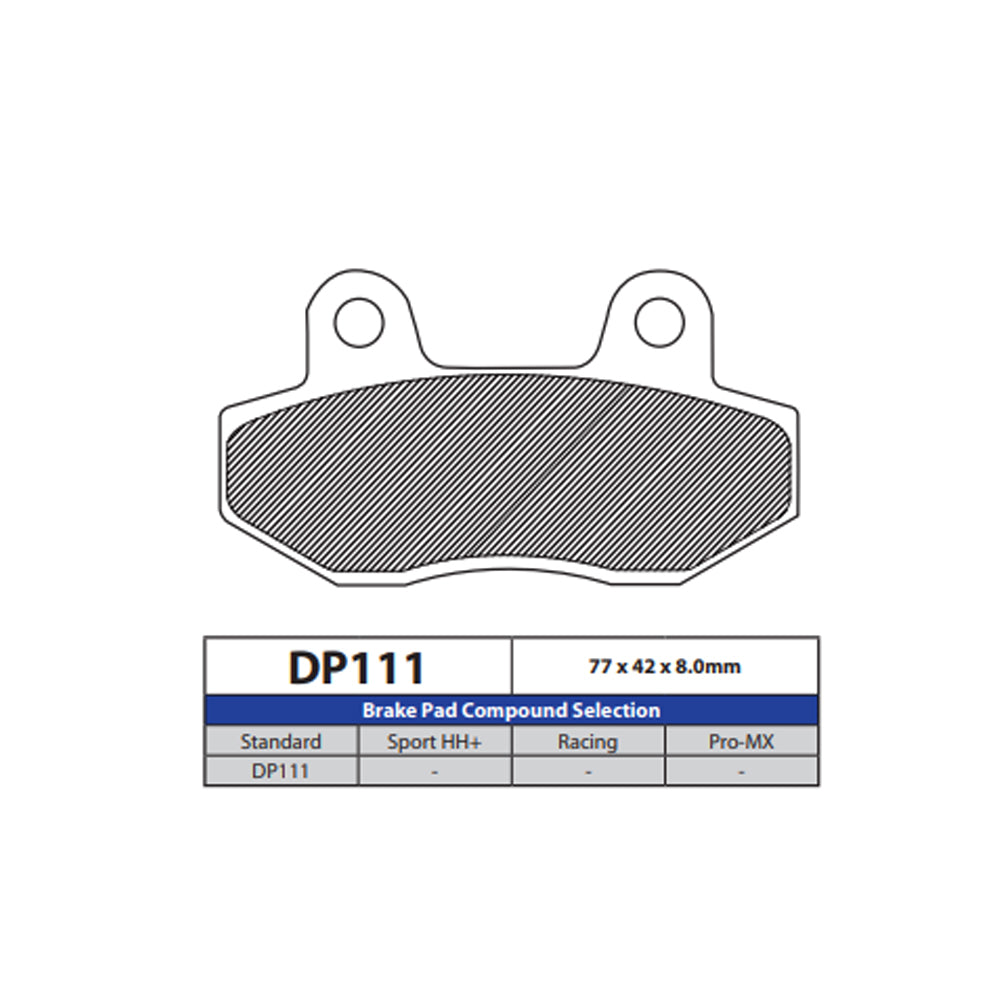 DP Brake Pads DP111 Sintered Brake Pads