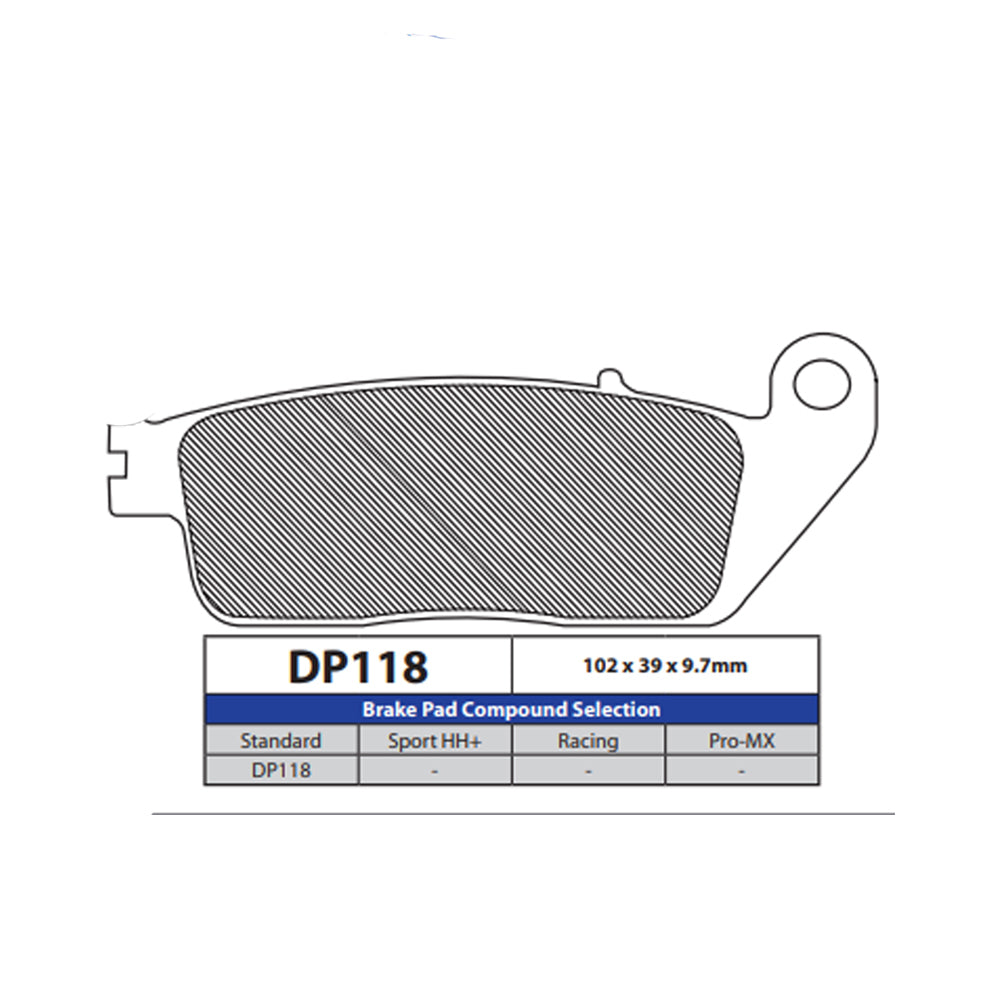 DP Brake Pads DP118 Sintered Brake Pads