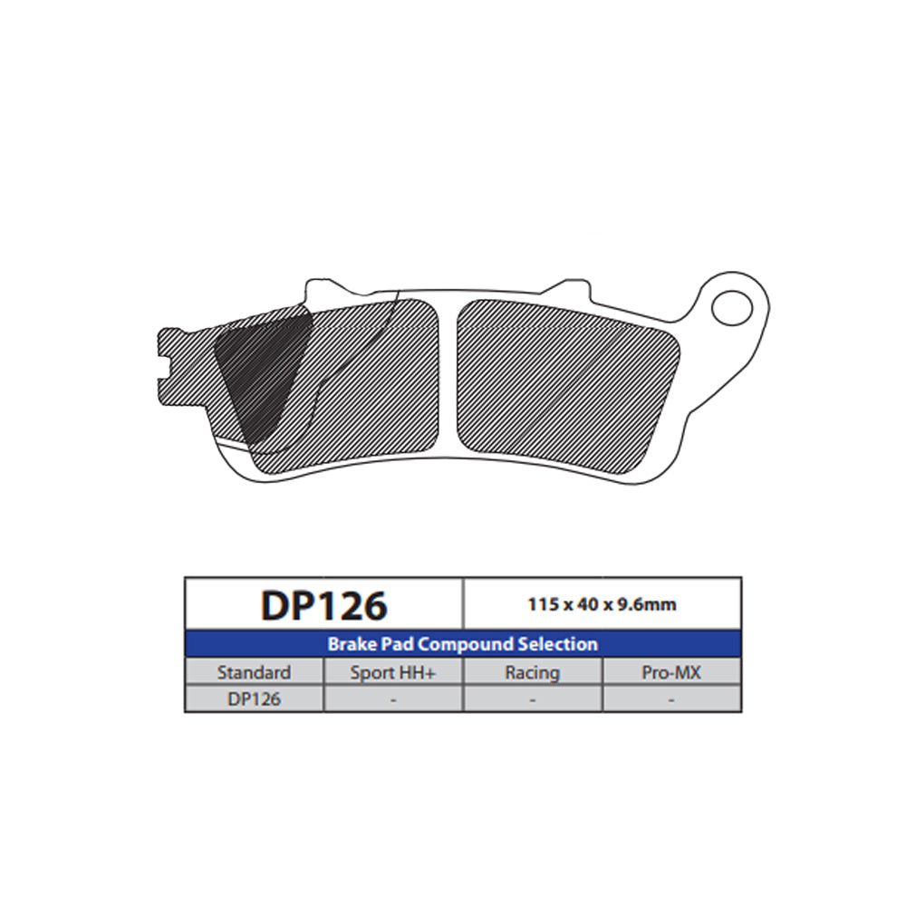 DP Brake Pads DP126 Sintered Brake Pads