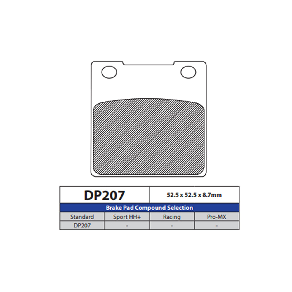 DP Brake Pads DP207 Sintered Brake Pads