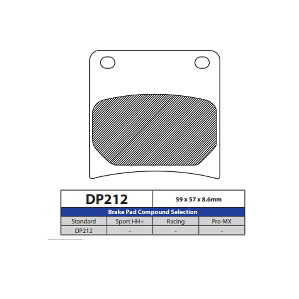 DP Brake Pads DP212 Sintered Brake Pads