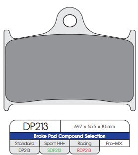 DP Brakes DP213 Sintered Brake Pads