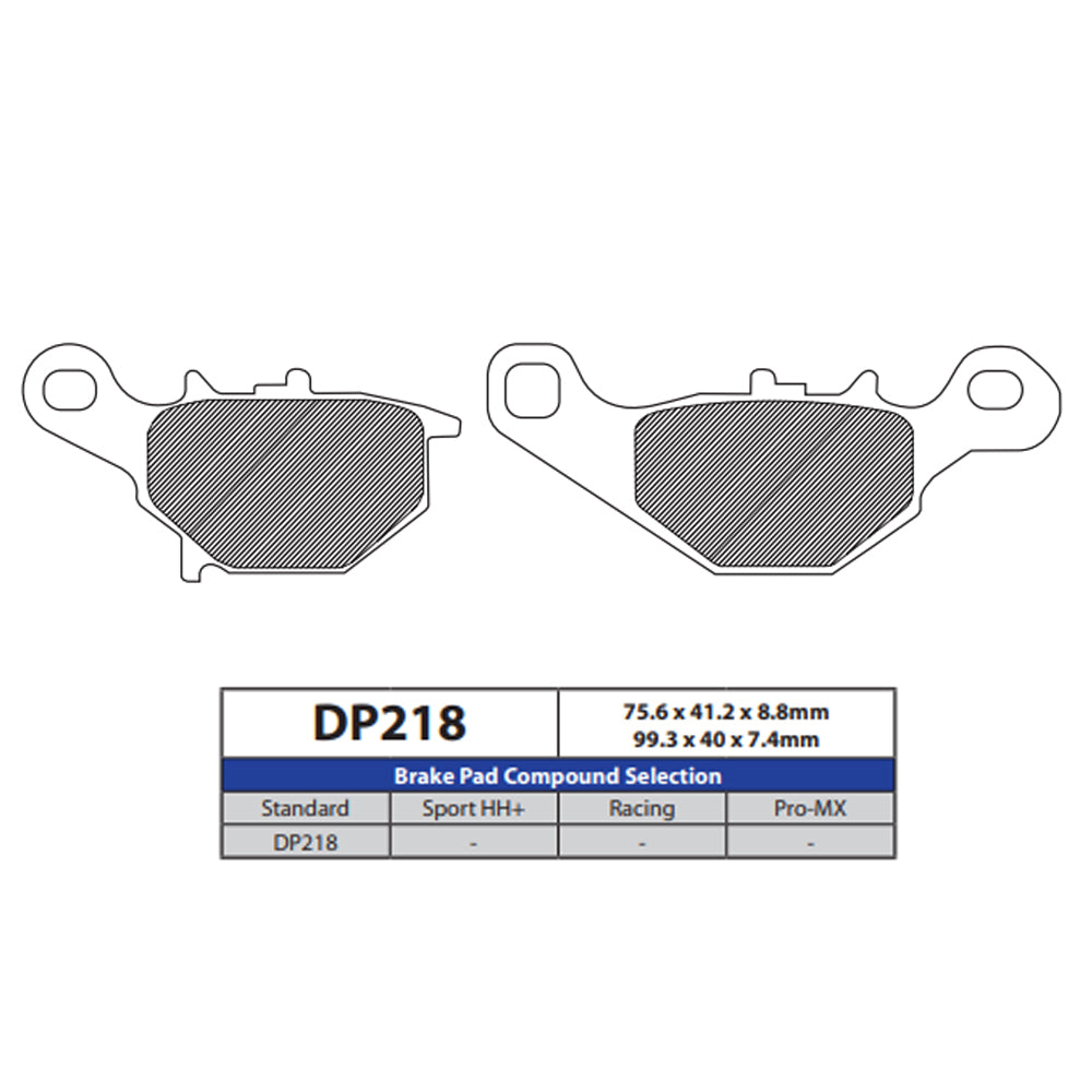 DP Brake Pads DP218 Sintered Brake Pads