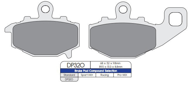 DP Brakes DP320 Sintered Brake Pads
