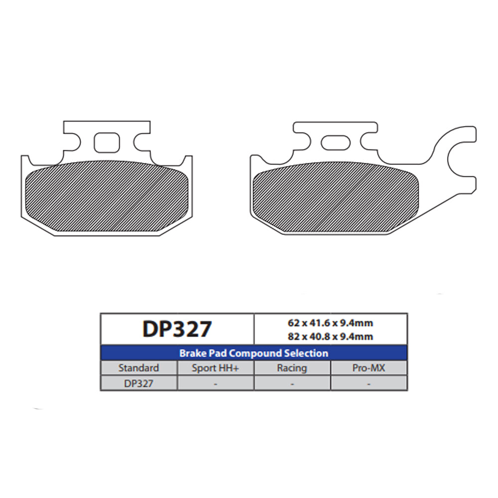 DP Brake Pads DP327 Sintered Brake Pads