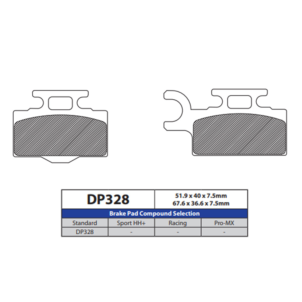 DP Brake Pads DP328 Sintered Brake Pads