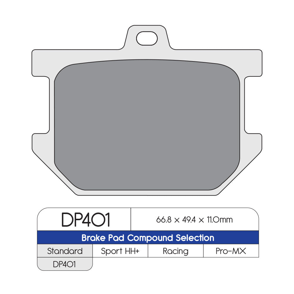 DP Brake Pads DP401 Sintered Brake Pads