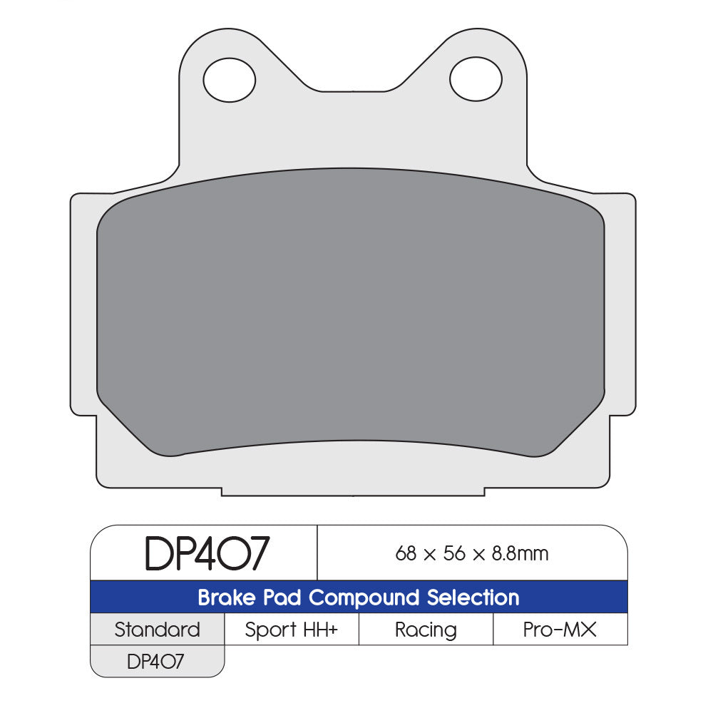 DP Brake Pads DP407 Sintered Brake Pads