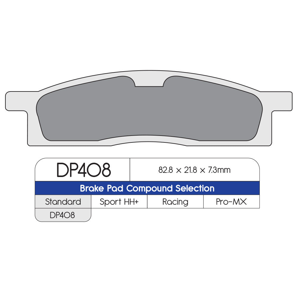 DP Brake Pads DP408 Sintered Brake Pads