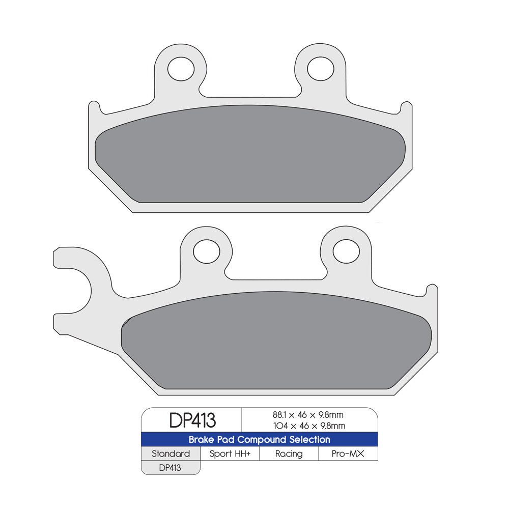 DP Brake Pads DP413 Sintered Brake Pads