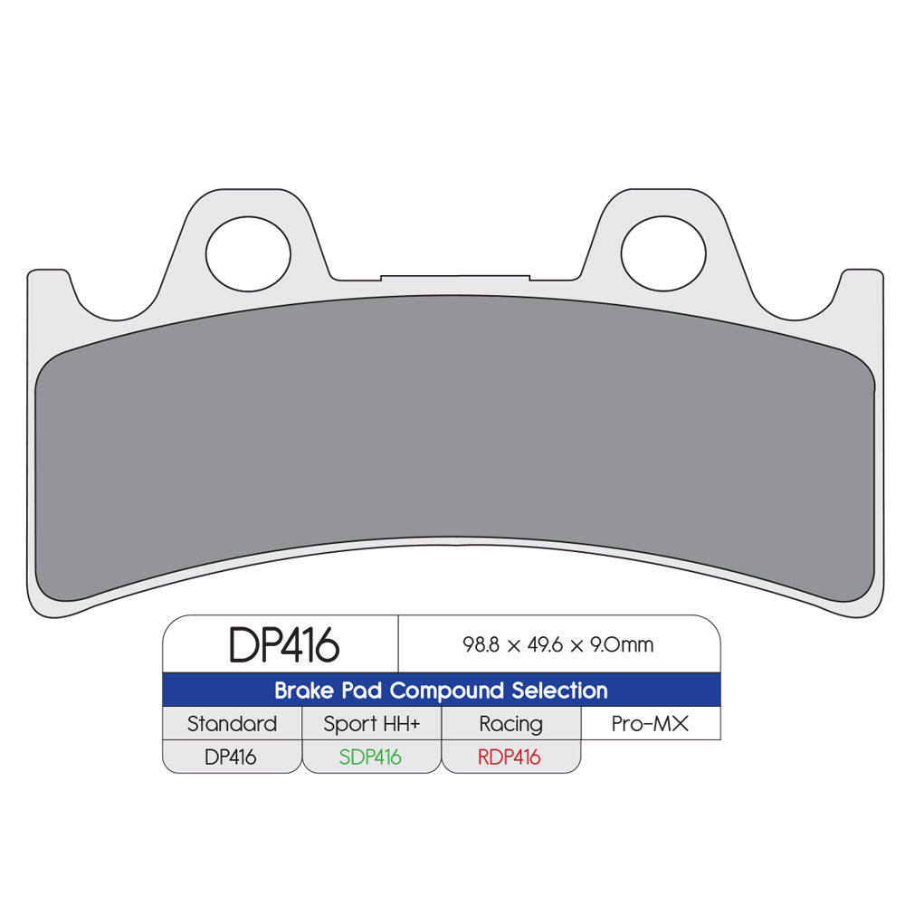 DP Brake Pads DP416 Sintered Brake Pads