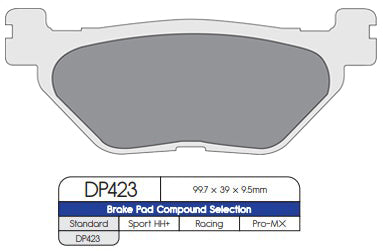 DP Brakes DP423 Sintered Brake Pads