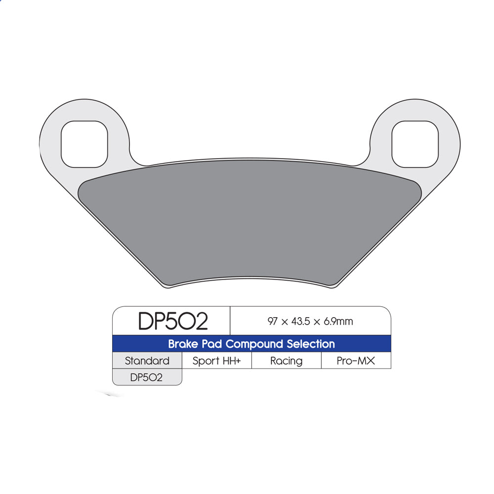 DP Brake Pads DP502 Sintered Brake Pads