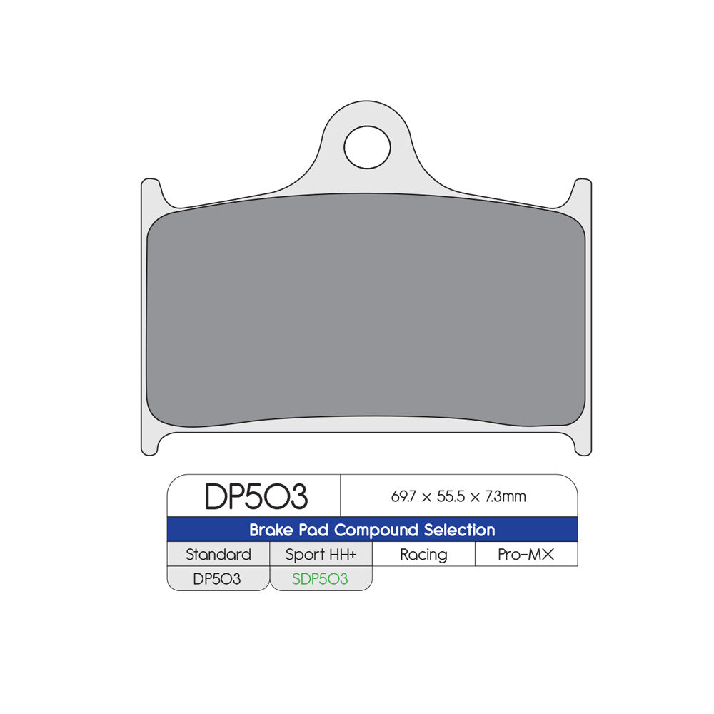 DP Brake Pads DP503 Sintered Brake Pads