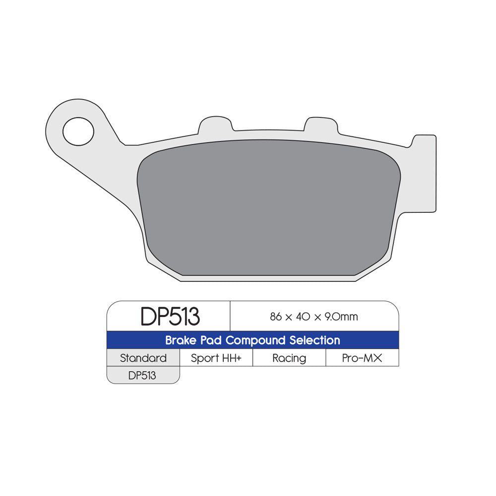 DP Brake Pads DP513 Sintered Brake Pads