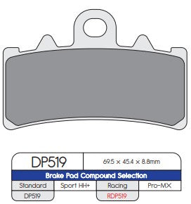 DP Brakes DP519 Sintered Brake Pads
