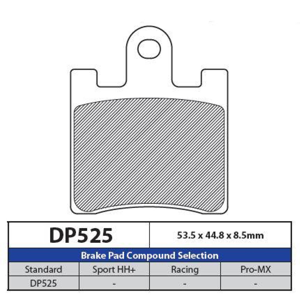 DP Brake Pads DP525 Sintered Brake Pads