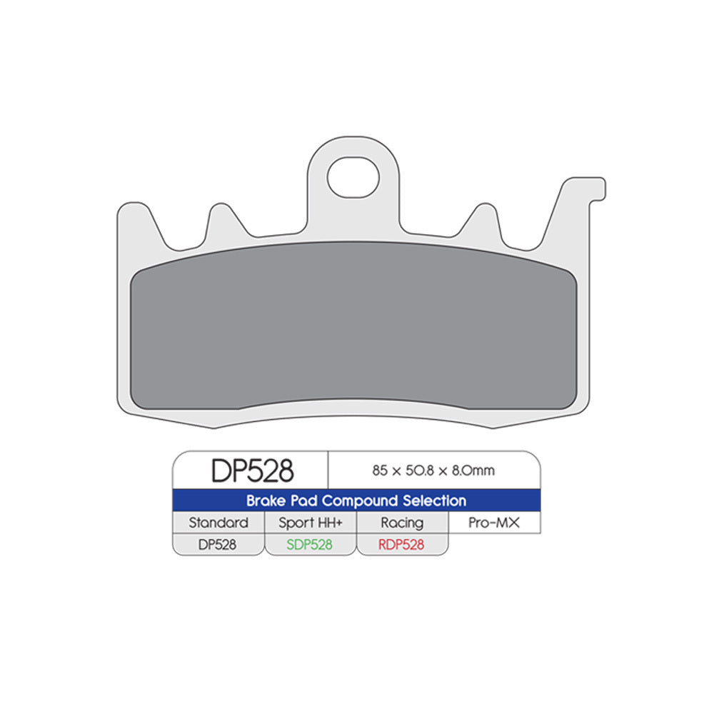 DP Brake Pads DP528 Sintered Brake Pads