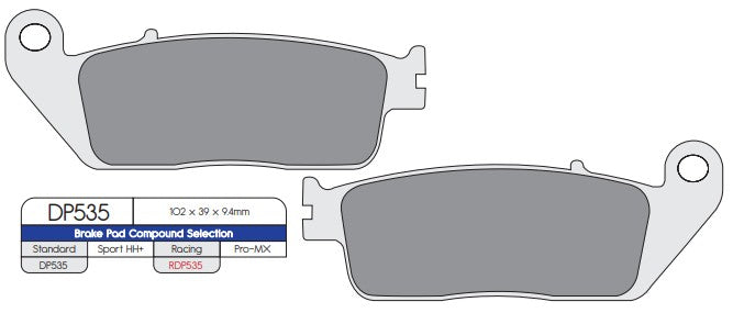 DP Brakes DP535 Sintered Brake Pads