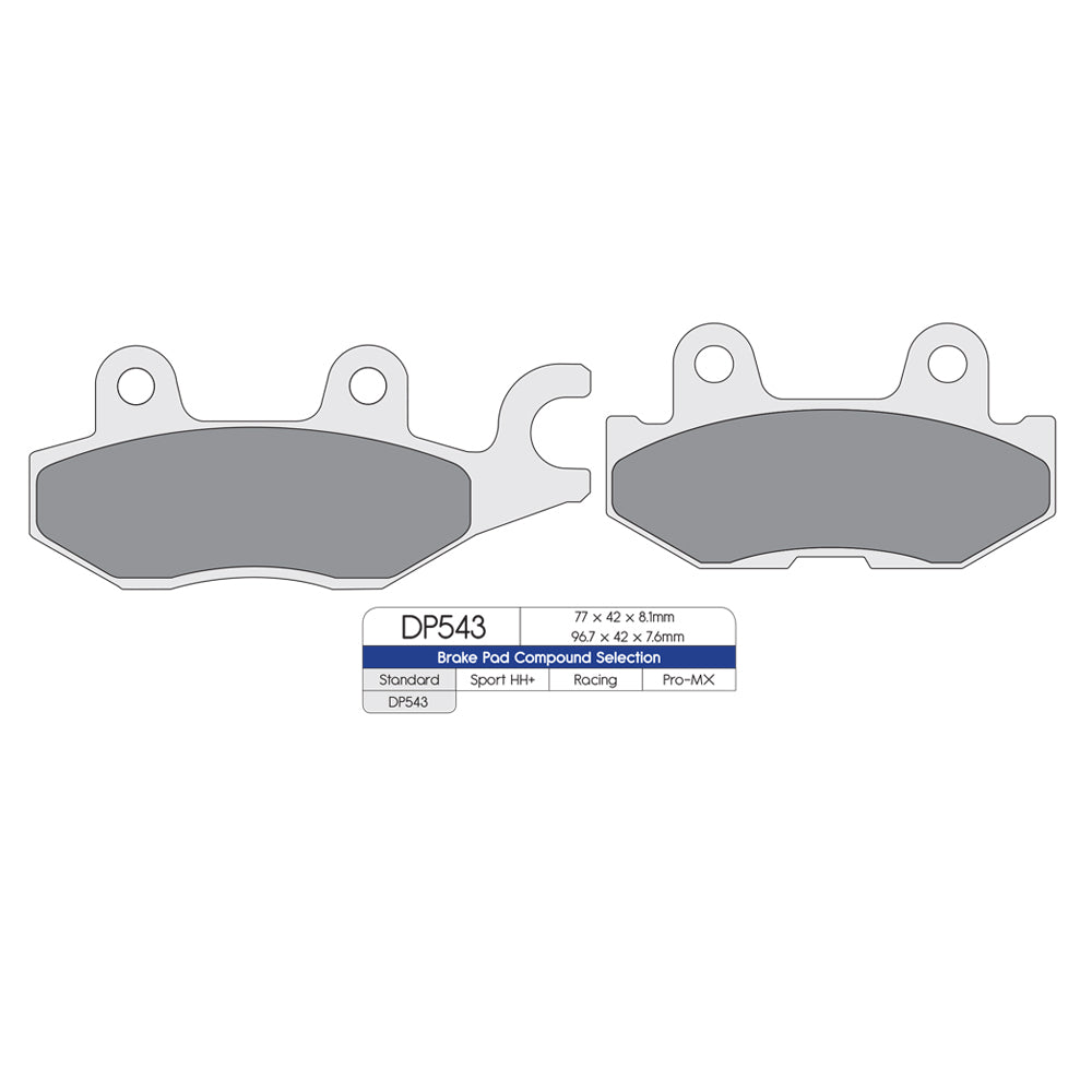 DP Brake Pads DP543 Sintered Brake Pads