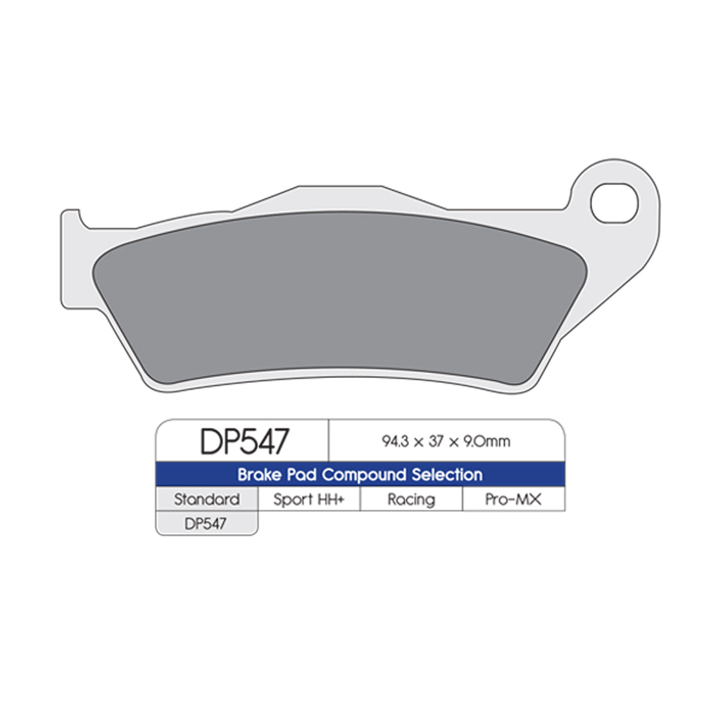 DP Brake Pads DP547 Sintered Brake Pads