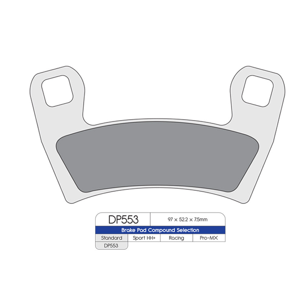 DP Brake Pads DP553 Sintered Brake Pads