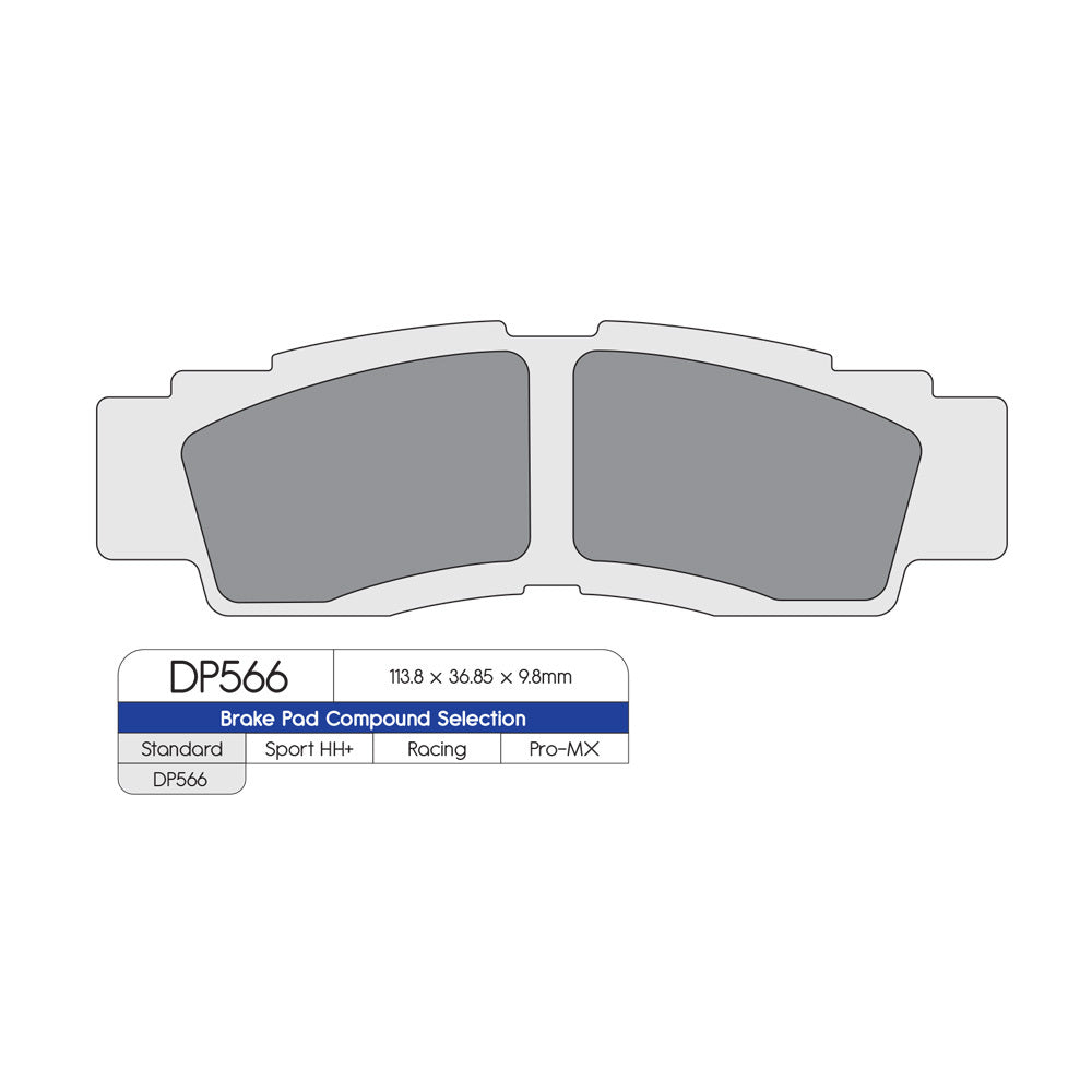 DP Brake Pads DP566 Sintered Brake Pads